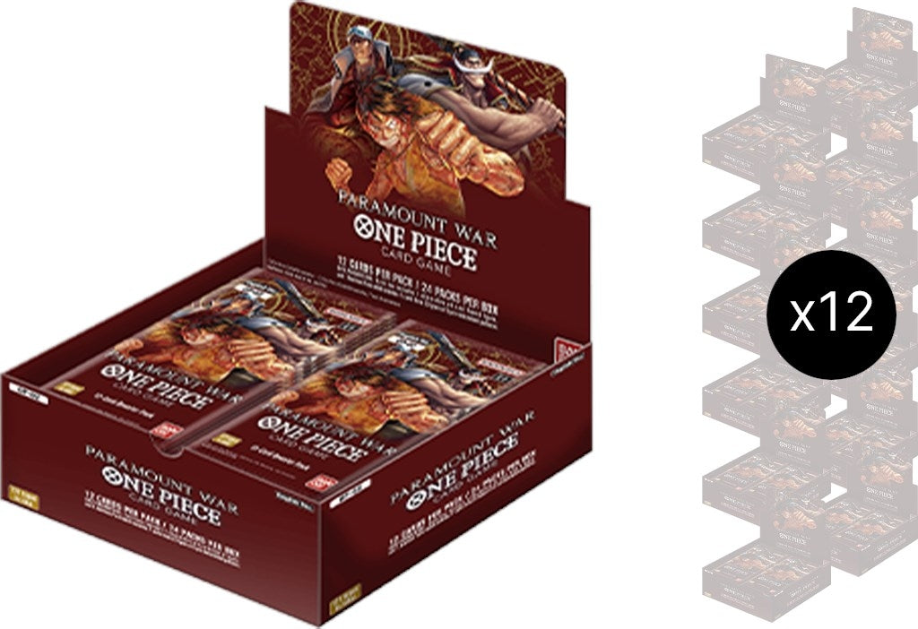 Image for Paramount War - Booster Box Case - One Piece Card Game