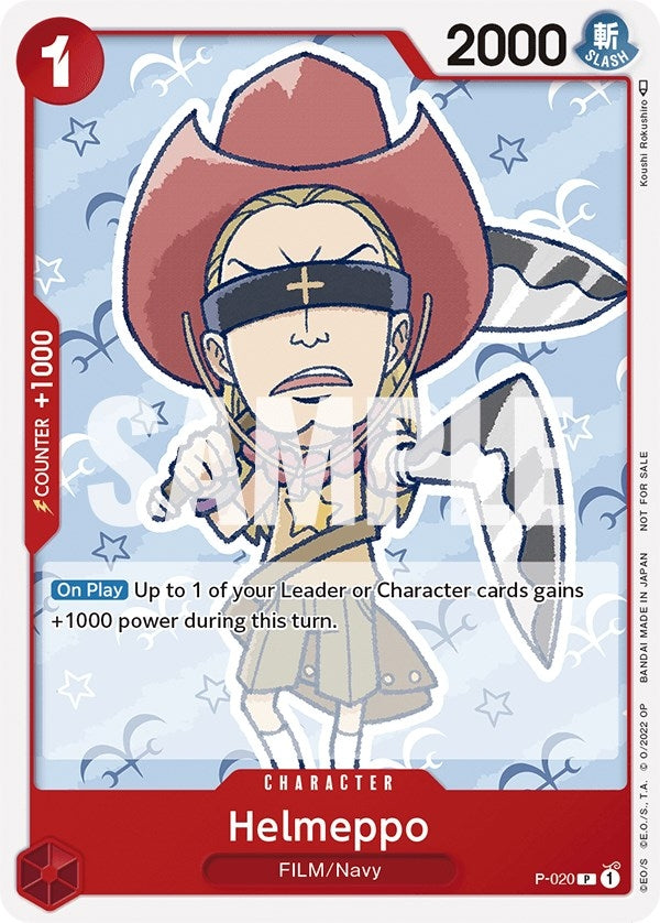 Image for Helmeppo (One Piece Film Red) (P-020) (OP-PR) - One Piece Card Game