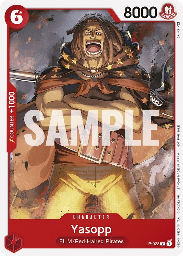 Image for Yasopp (One Piece Film Red) (P-023) (OP-PR) - One Piece Card Game