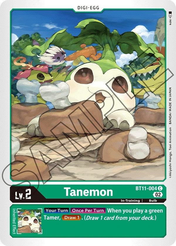 Image for Tanemon (BT11-004 C) (BT11) - Digimon Card Game