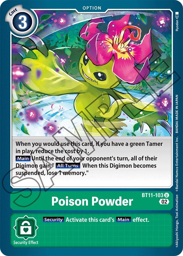 Image for Poison Powder (BT11-103 U) (BT11) - Digimon Card Game