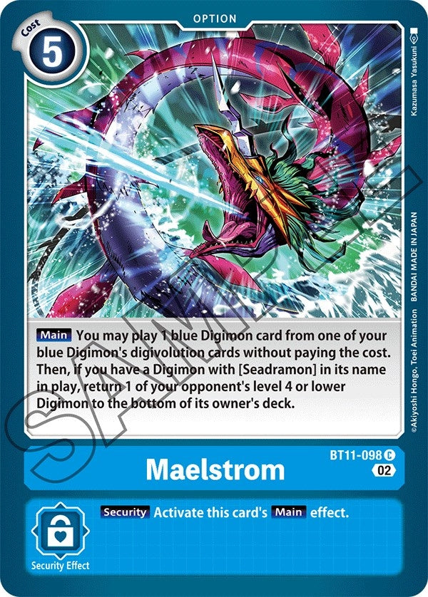 Image for Maelstrom (BT11-098 C) (BT11) - Digimon Card Game