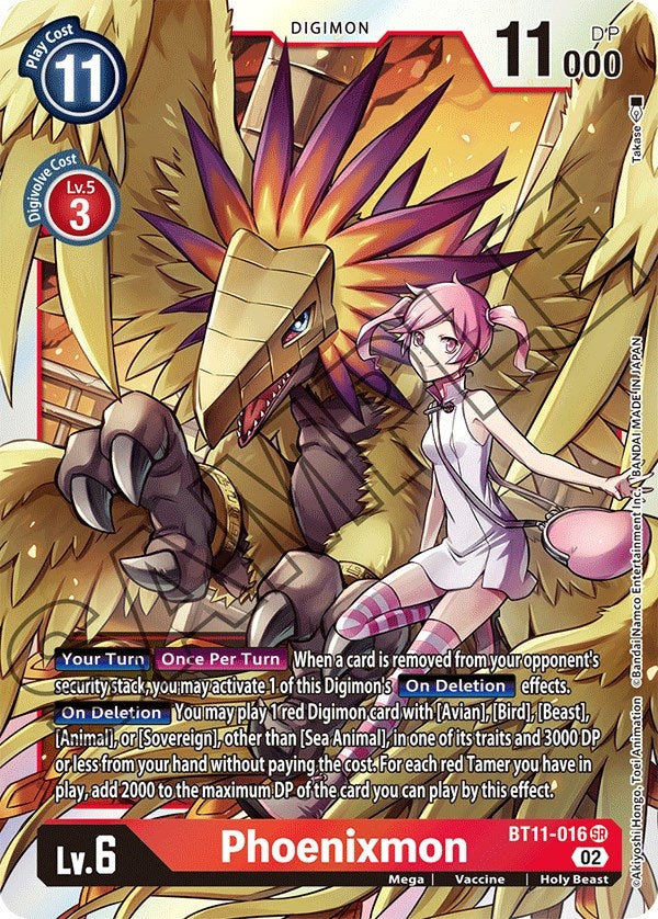 Image for Phoenixmon (BT11-016 SR) (BT11) - Digimon Card Game