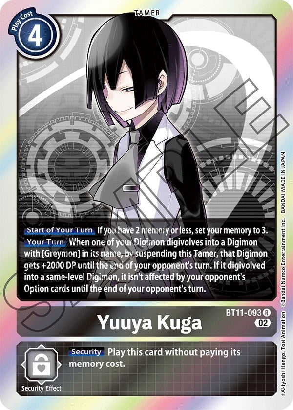 Image for Yuuya Kuga (BT11-093 R) (BT11) - Digimon Card Game
