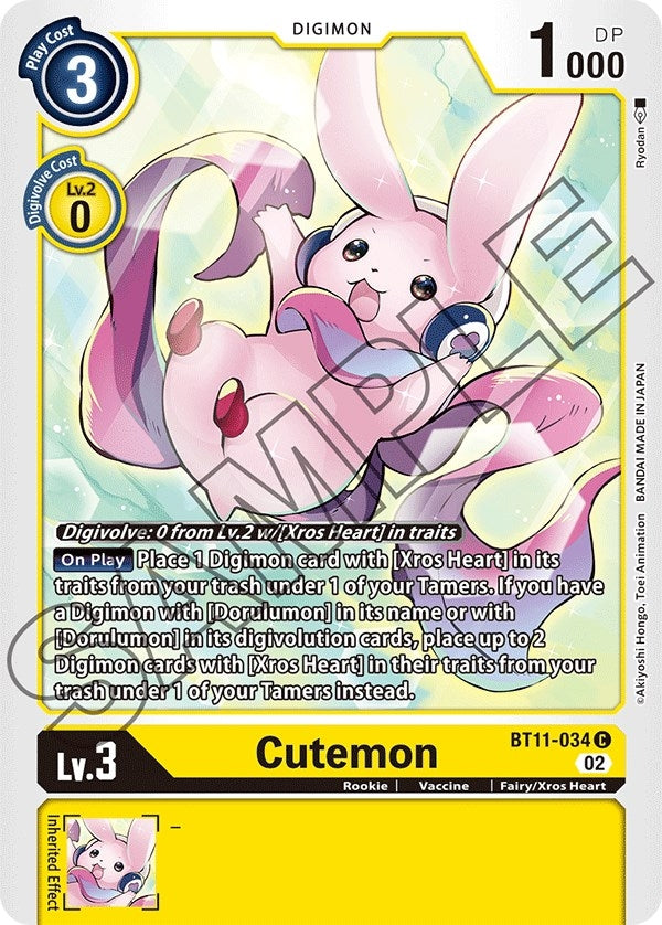 Image for Cutemon (BT11-034 C) (BT11) - Digimon Card Game