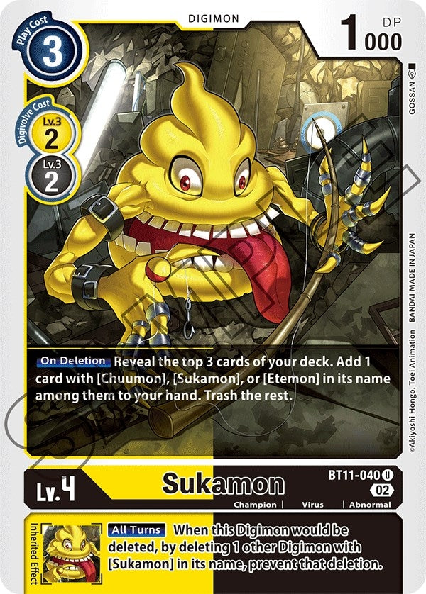Image for Sukamon (BT11-040 U) (BT11) - Digimon Card Game