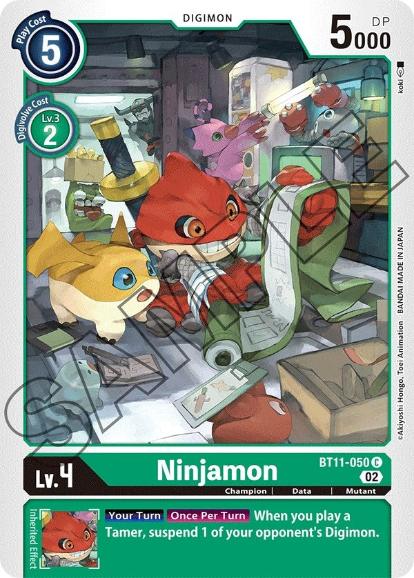 Image for Ninjamon (BT11-050 C) (BT11) - Digimon Card Game