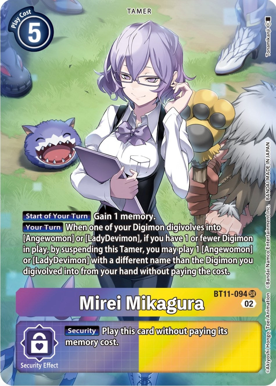 Image for Mirei Mikagura (Alternate Art) (BT11-094 SR) (BT11) - Digimon Card Game