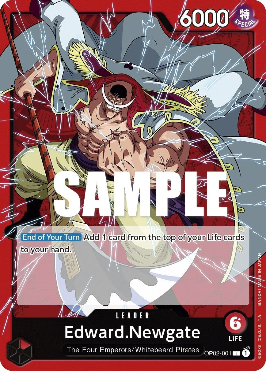 Image for Edward.Newgate (001) (OP02-001) (OP02) - One Piece Card Game