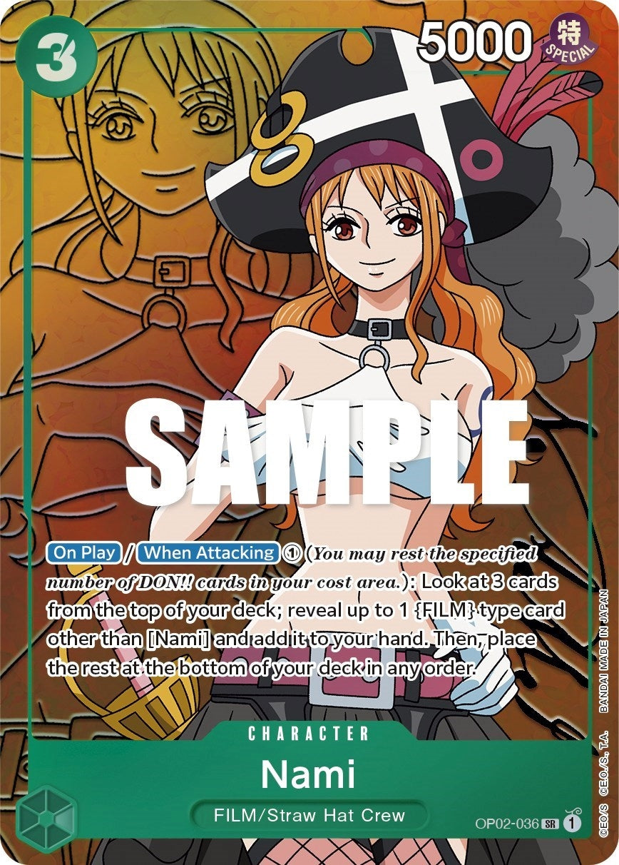 Image for Nami (Alternate Art) (OP02-036) (OP02) - One Piece Card Game