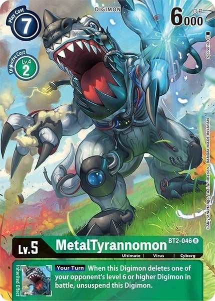Image for MetalTyrannomon (Alternate Art) (BT2-046 R) (BT11) - Digimon Card Game