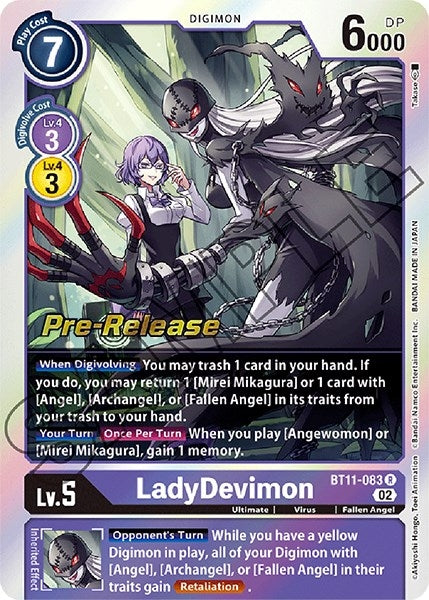 Image for LadyDevimon (BT11-083 R) (BT11_PR) - Digimon Card Game
