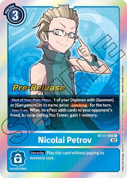 Image for Nicolai Petrov (BT11-090 R) (BT11_PR) - Digimon Card Game