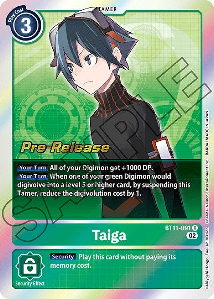 Image for Taiga (BT11-091 R) (BT11_PR) - Digimon Card Game