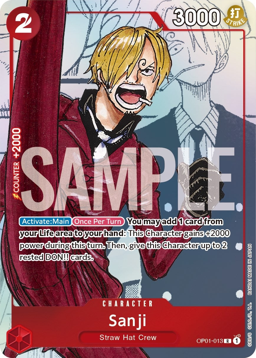 Image for Sanji - OP01-013 (Alternate Art) (OP01-013) (OP-PR) - One Piece Card Game