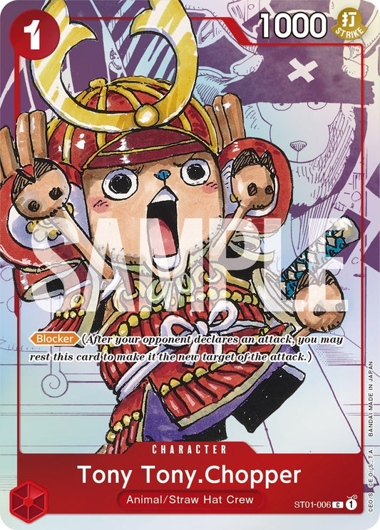 Image for Tony Tony.Chopper - ST01-006 (Alternate Art) (ST01-006) (OP-PR) - One Piece Card Game