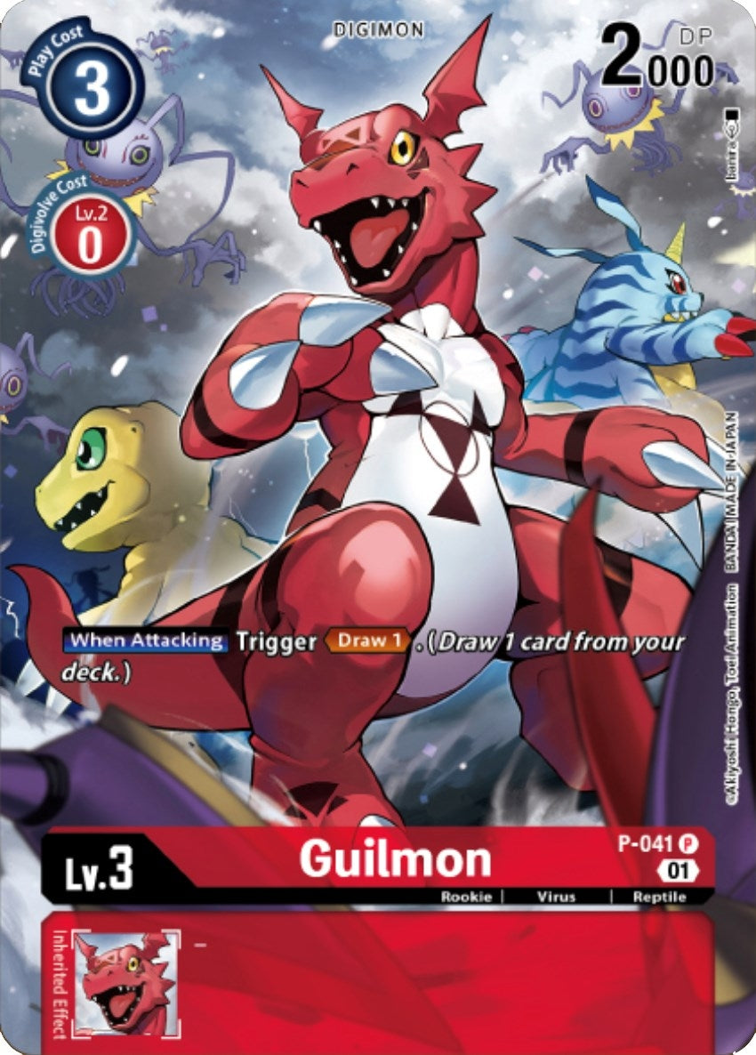 Image for Guilmon (Digimon Royal Knights Card Set) (P-041 P) (D-PR) - Digimon Card Game
