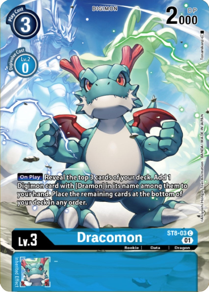 Image for Dracomon (Digimon Royal Knights Card Set) (ST8-03 C) (ST-8) - Digimon Card Game
