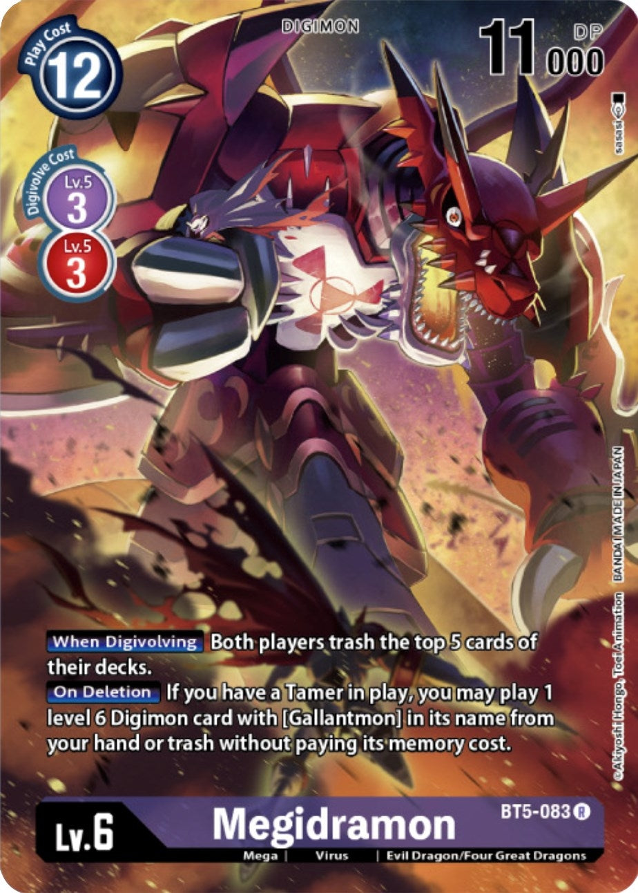 Image for Megidramon (Digimon Card Game Deck Box Set) (BT5-083 R) (BT05) - Digimon Card Game