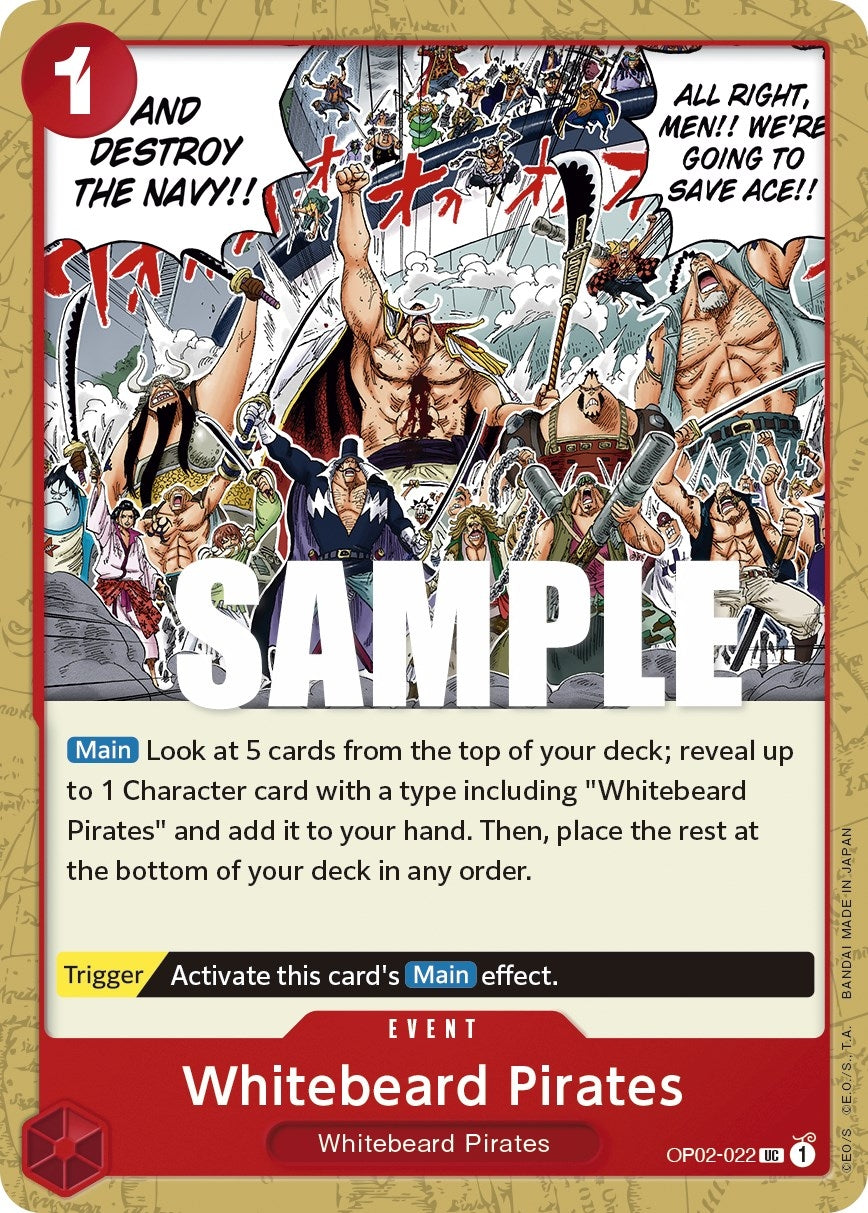 Image for Whitebeard Pirates (OP02-022) (OP02) - One Piece Card Game