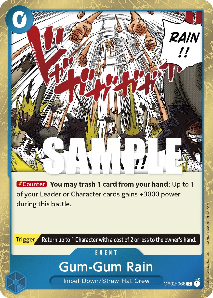 Image for Gum-Gum Rain (OP02-068) (OP02) - One Piece Card Game