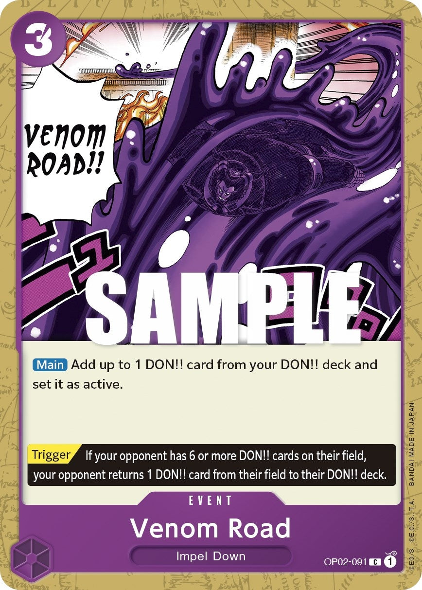 Image for Venom Road (OP02-091) (OP02) - One Piece Card Game