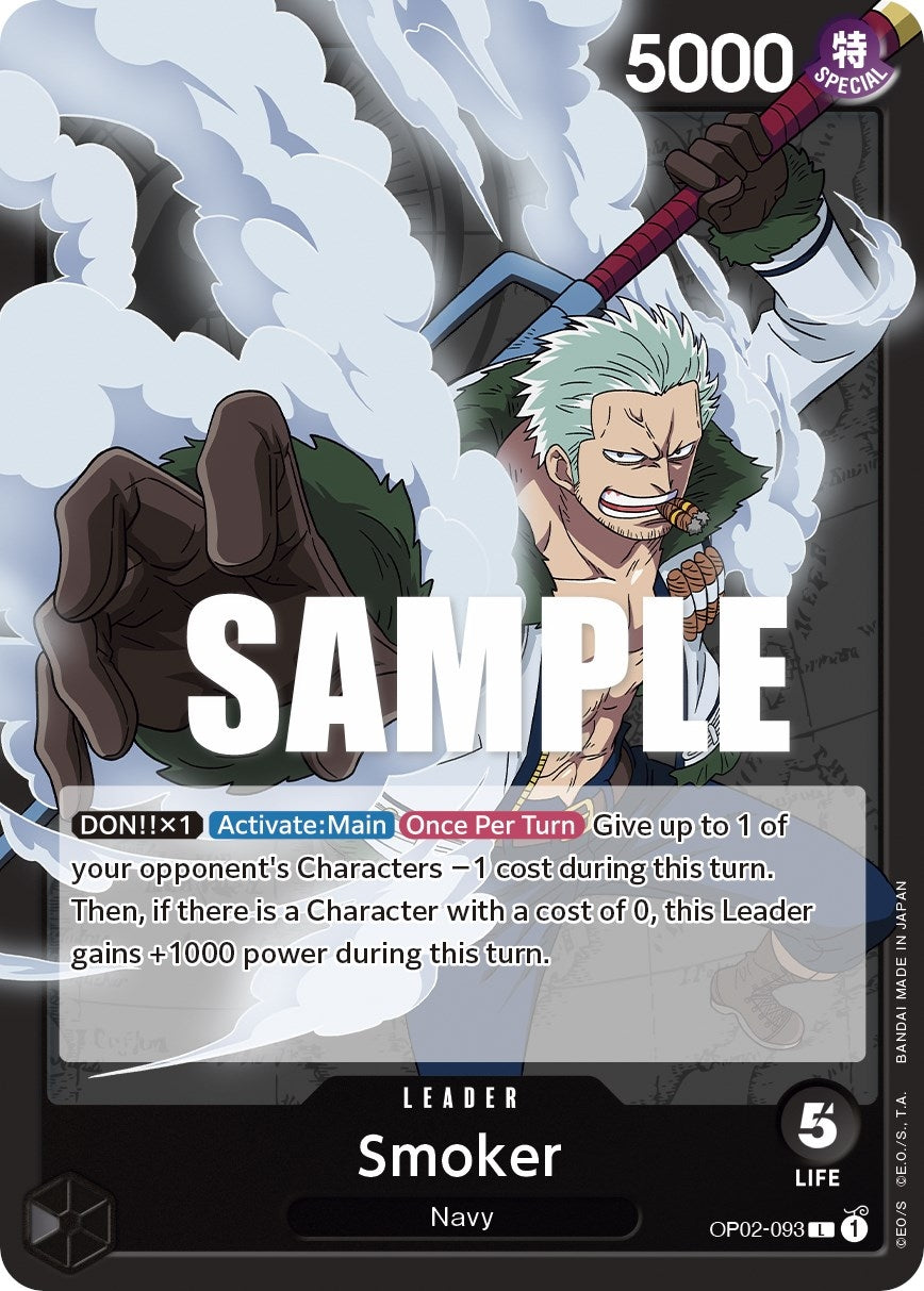 Image for Smoker (093) (OP02-093) (OP02) - One Piece Card Game