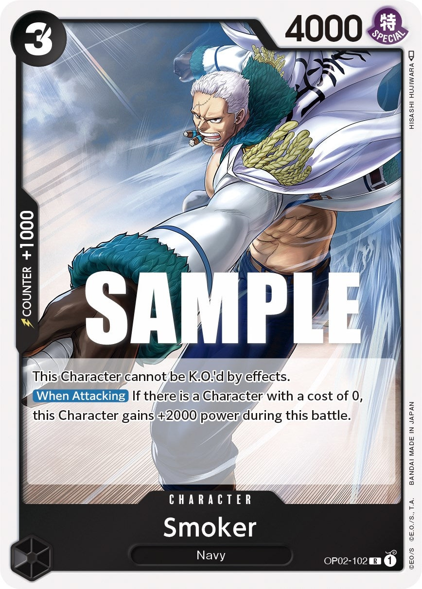 Image for Smoker (102) (OP02-102) (OP02) - One Piece Card Game