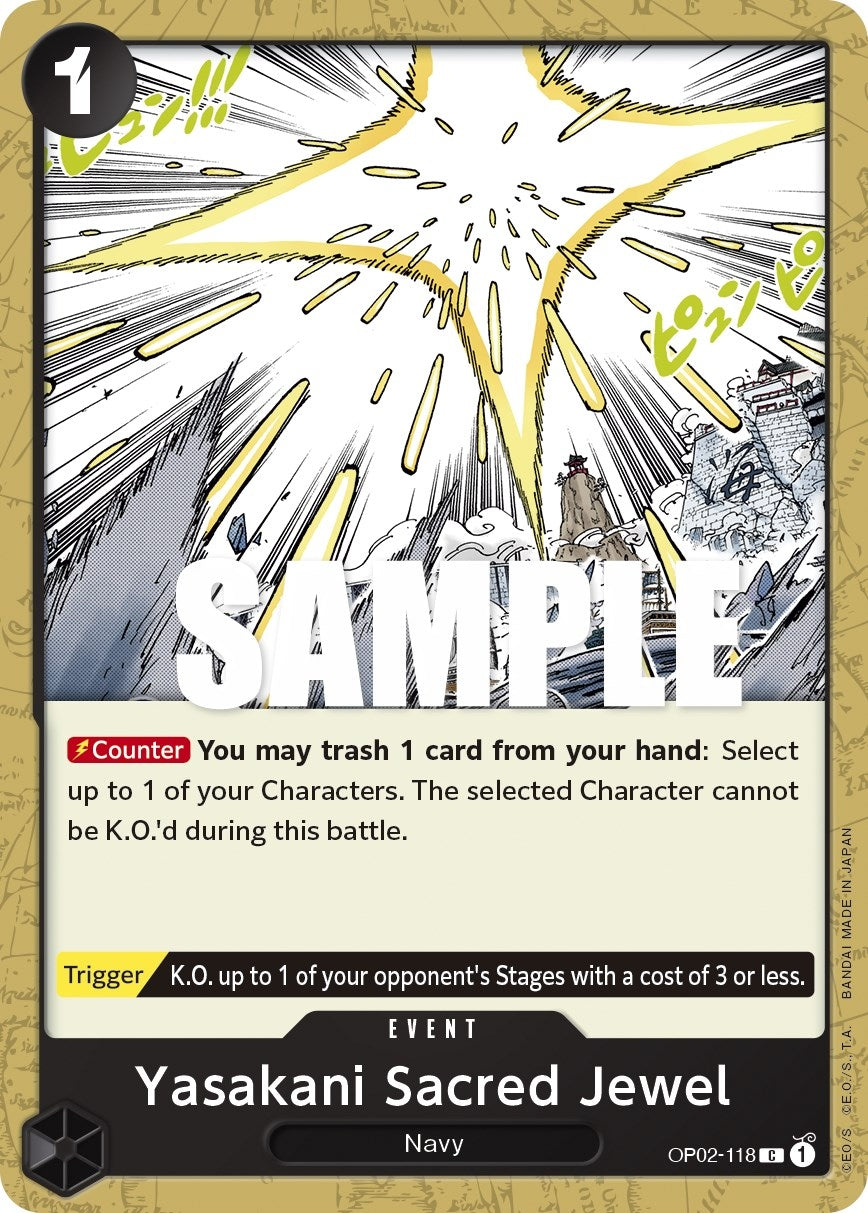 Image for Yasakani Sacred Jewel (OP02-118) (OP02) - One Piece Card Game