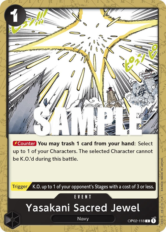 Image for Yasakani Sacred Jewel (OP02-118) (OP02) - One Piece Card Game