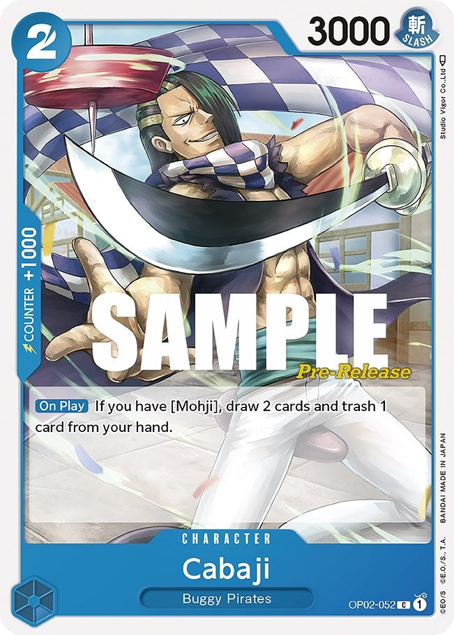 Image for Cabaji (OP02-052) (OP02 PRE) - One Piece Card Game