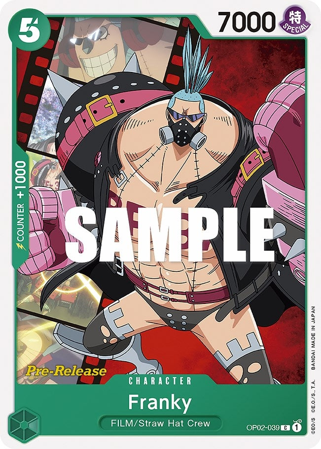 Image for Franky (OP02-039) (OP02 PRE) - One Piece Card Game
