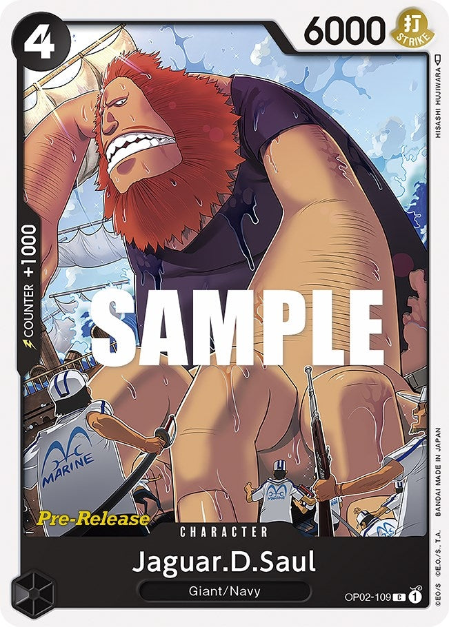 Image for Jaguar.D.Saul (OP02-109) (OP02 PRE) - One Piece Card Game