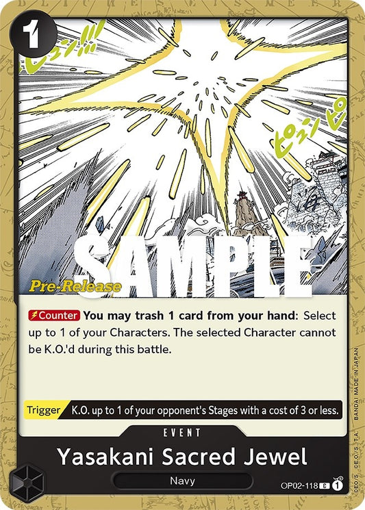 Image for Yasakani Sacred Jewel (OP02-118) (OP02 PRE) - One Piece Card Game