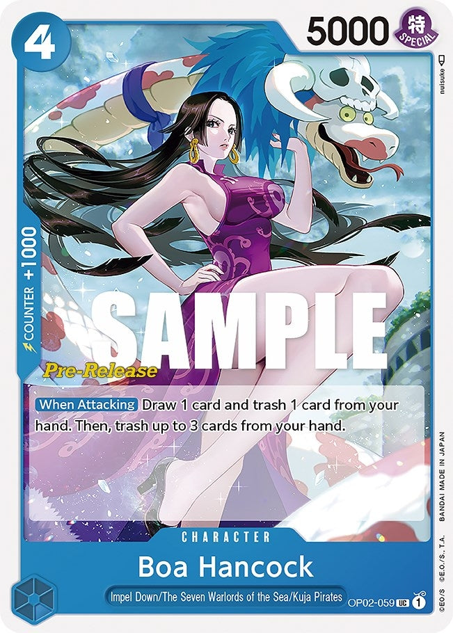 Image for Boa Hancock (OP02-059) (OP02 PRE) - One Piece Card Game