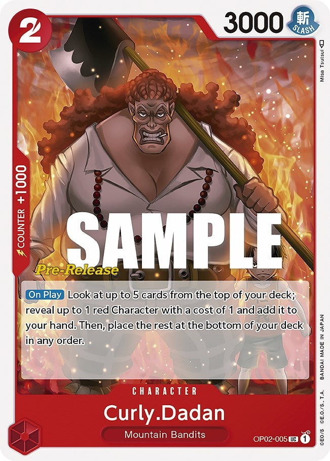Image for Curly.Dadan (OP02-005) (OP02 PRE) - One Piece Card Game