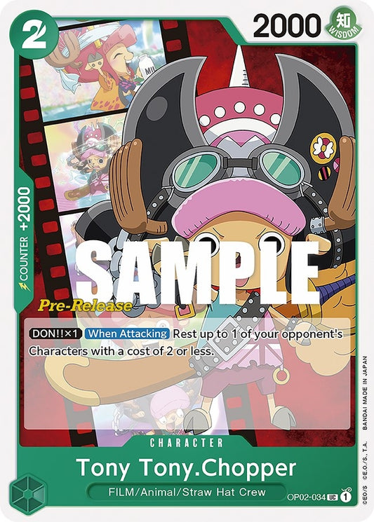 Image for Tony Tony.Chopper (OP02-034) (OP02 PRE) - One Piece Card Game