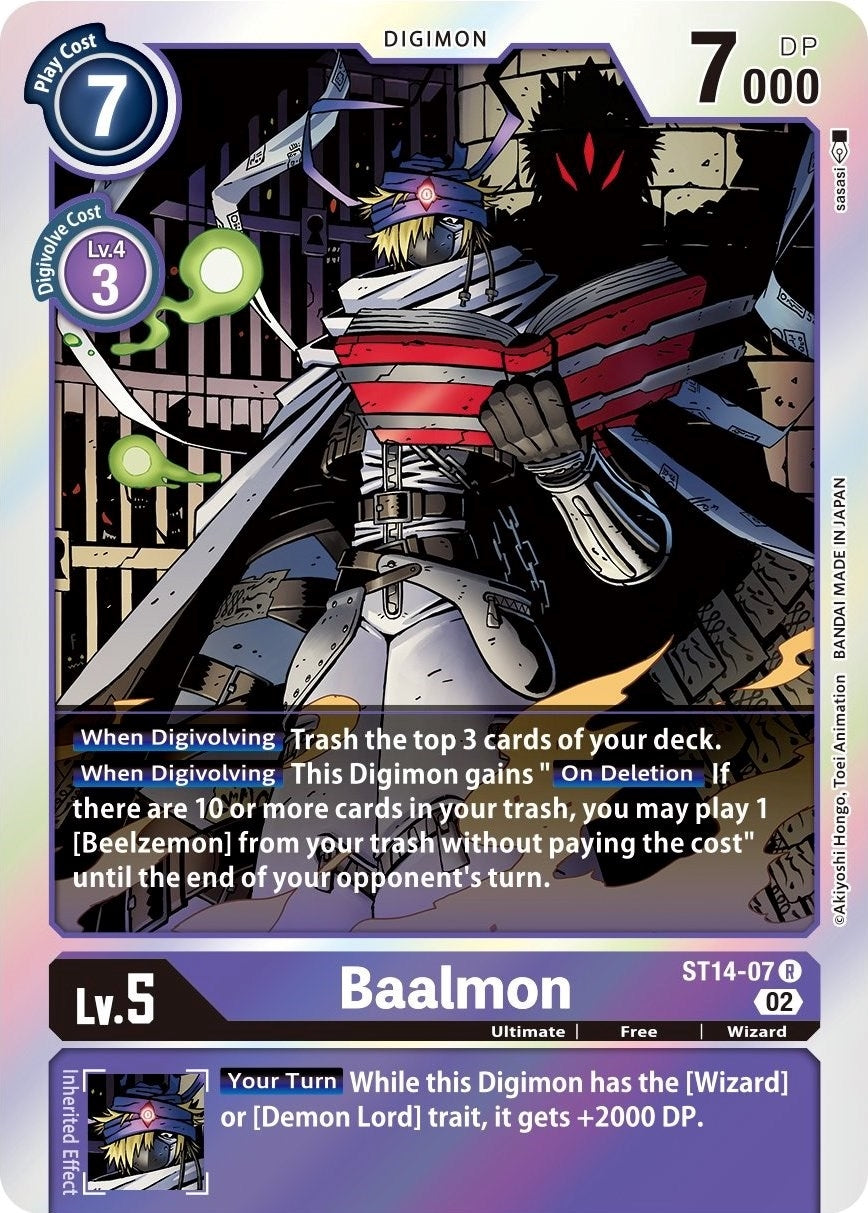 Image for Baalmon (ST14-07 R) (ST-14) - Digimon Card Game