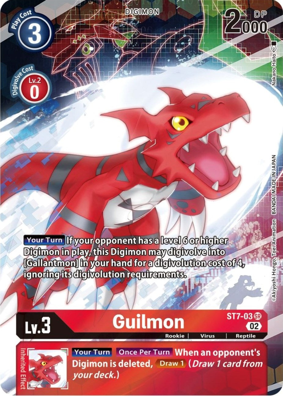 Image for Guilmon (Alternate Art) (ST7-03 SR) (ST-14) - Digimon Card Game