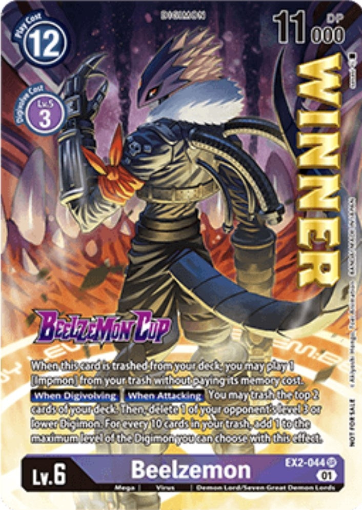 Image for Beelzemon (Beelzemon Cup Winner) (EX2-044 SR) (ST-14_PR) - Digimon Card Game