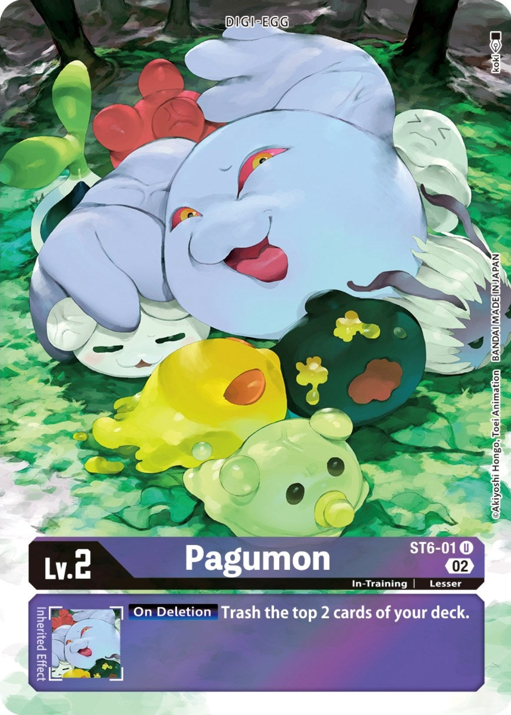 Image for Pagumon (Alternate Art) (ST6-01 U) (ST-14) - Digimon Card Game
