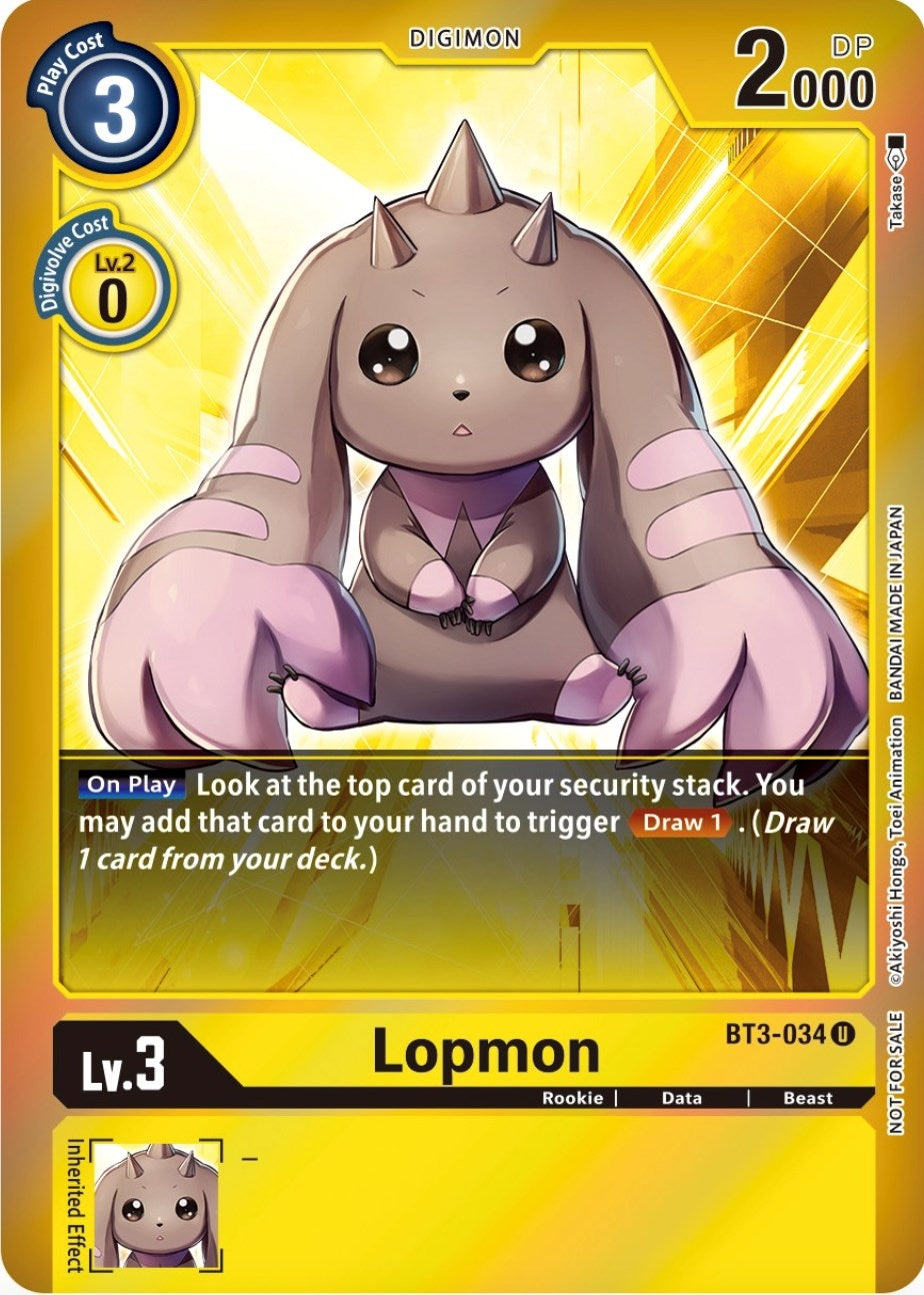 Image for Lopmon (Event Pack 4) (BT3-034 U) (BT01-03A) - Digimon Card Game