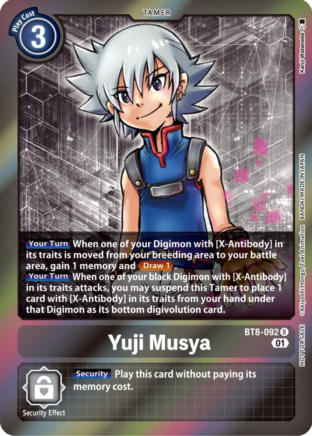 Image for Yuji Musya (Event Pack 4) (BT8-092 R) (BT08) - Digimon Card Game