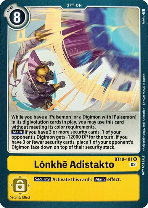 Image for Loenkhe Adistakto (BT10-101 U) (RPC) - Digimon Card Game