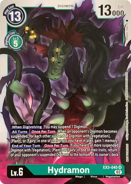 Image for Hydramon (EX3-045 SR) (RPC) - Digimon Card Game