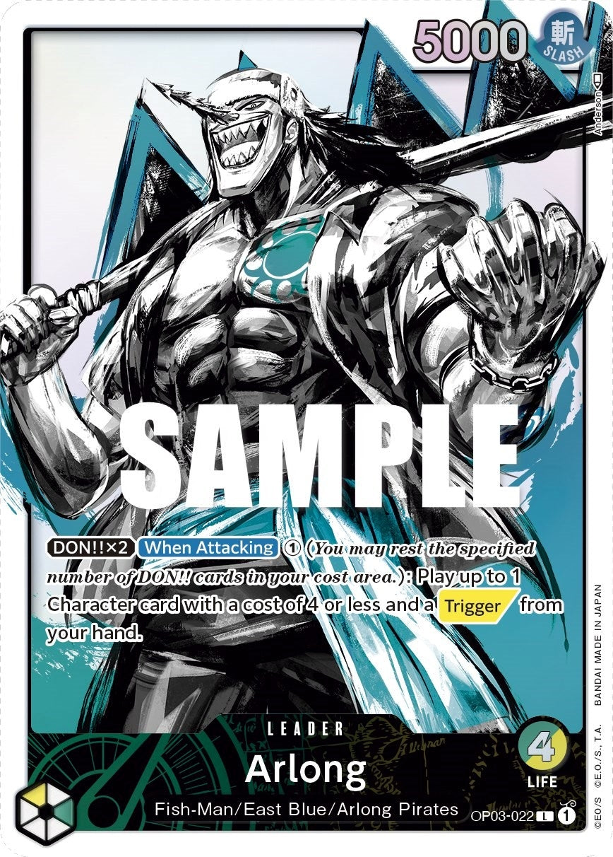 Image for Arlong (Alternate Art) (OP03-022) (OP03) - One Piece Card Game