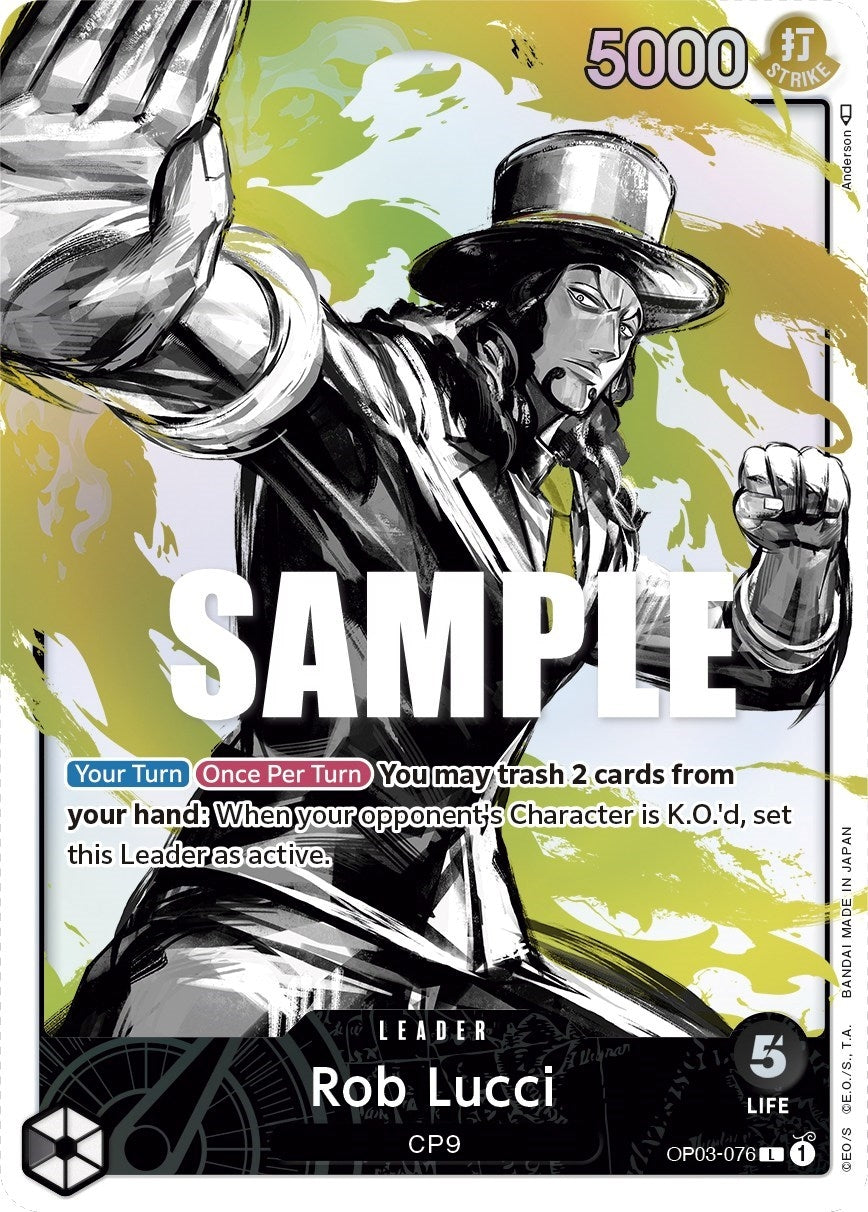 Image for Rob Lucci (076) (Alternate Art) (OP03-076) (OP03) - One Piece Card Game