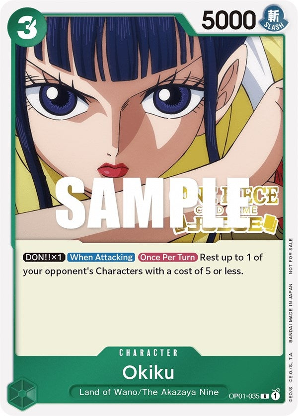 Image for Okiku (Judge) (OP01-035) (OP-PR) - One Piece Card Game