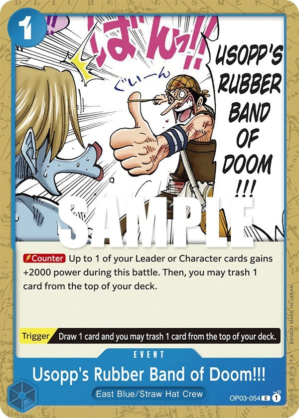 Image for Usopp's Rubber Band of Doom!!! (OP03-054) (OP03) - One Piece Card Game