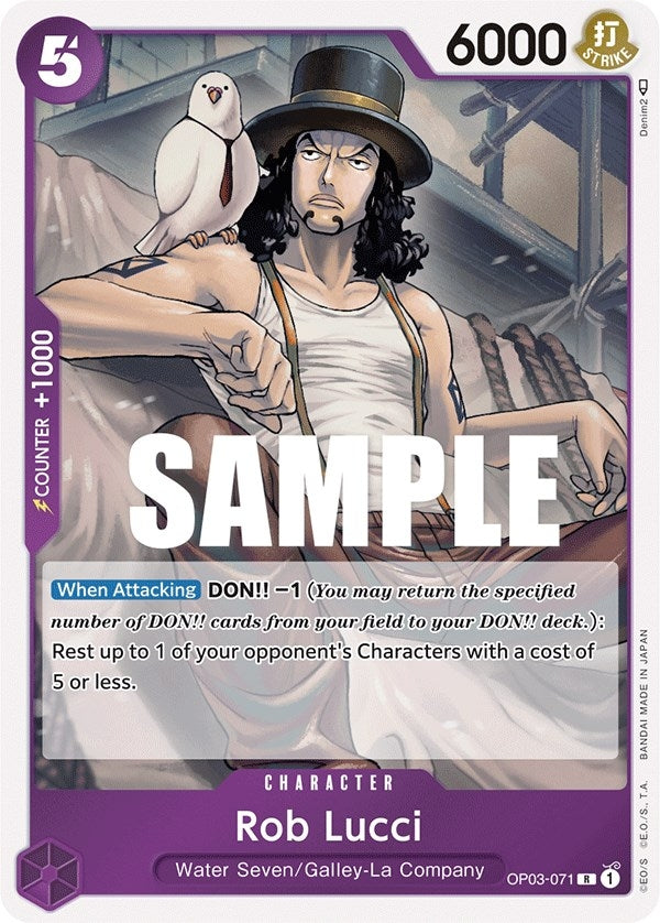 Image for Rob Lucci (071) (OP03-071) (OP03) - One Piece Card Game